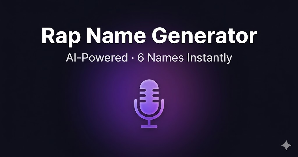 Rap Name Generator