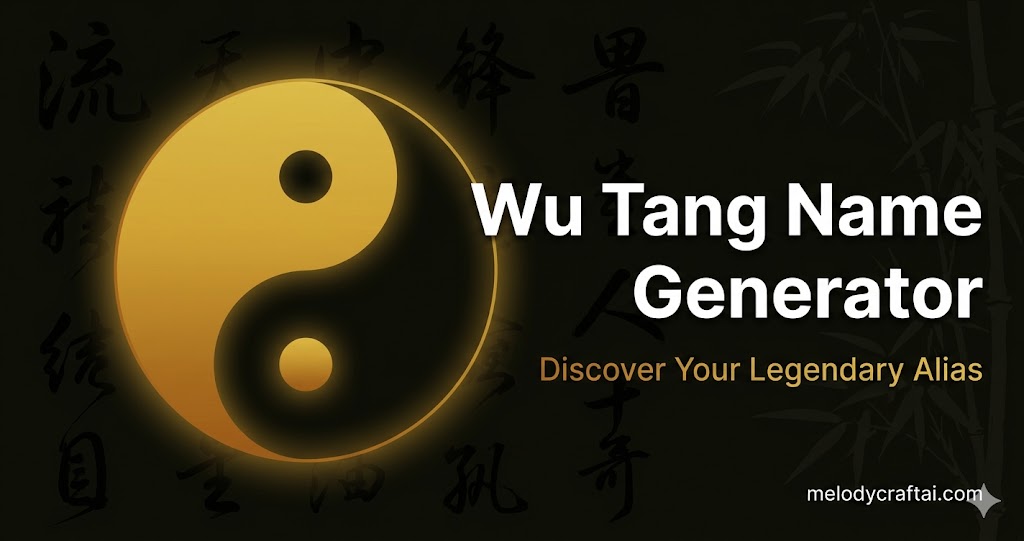 Wu Tang Name Generator