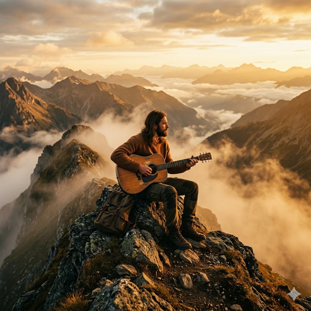 Mountain Echo - AI generated Folk · Acoustic music